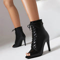 Women's Dance Shoes Ladies Latin Ballroom Dance Boots   Dance Shoes Boots Girls Sexy Stiletto Heels Fashion Salsa Party  Shoes