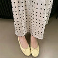 Fashion Butterfly-Knot Ladies Flats Slip On Shoes Casual Female Soft Footwear Shallow Women Ballet Flats Dance Shoes New