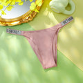 Victoria Secret Very Sexy Shine Script Thong Panty Women Lingerie Underwear Hot