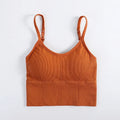 Women Sexy Seamless Bra U Type Backless Bra Gym Running Push Up Bralette Padded Brassiere Women Fitness Sports Bra