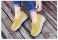New Spring Women Flats Shoes Woman Platform Flats Sneakers Women Suede Ladies Tenis Loafers Moccasins Casual Fringe bow Shoes
