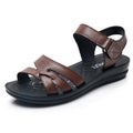 Women Sandals For Multi-Color Wedge Sandals For Women With Crisscross Strap Design And Adjustable Back Strap Comfortable Non Slip Breathable Casua