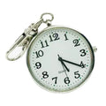 Large Dial Quartz Pocket Watches Luminous Dots Keyring Chest Watches Quartz Movement Minimalist Design Digital Hanging Watches