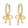 Original 2026 S925 Sterling Silver Zircon 18K Gold Lining Vintage Hoop Earrings for Women Birthday Party Wedding Gift Jewellery