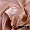 Satin Fabric By The Meter High Grade Crystal Satin Fabric Glossy By The Meter for Clothes Dress Shirt Decoration Diy Sewing Soft Silky Designer Cloth Blue