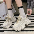 Women Shoes New Breathable Casual Shoes Fashion Women Sneakers Lace Up Platform Shoes for Women Sport Running Shoe Zapatos Mujer