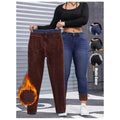 Women's Winter Fleece Lined Denim Pants New Fashion Slim Package hip Bodycon Warm Skinny Long Trousers Ladies Versatile Jeans
