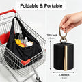 Tote Bag for Women Foldable PU Leather Pouch with Keychain