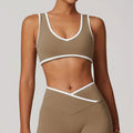 Women Sports Bra High Strength Sports Bra Tank Gym Top Fitness Vest Women Running Shockproof Yoga Bra Stretch Push Up Workout Women's Underwear