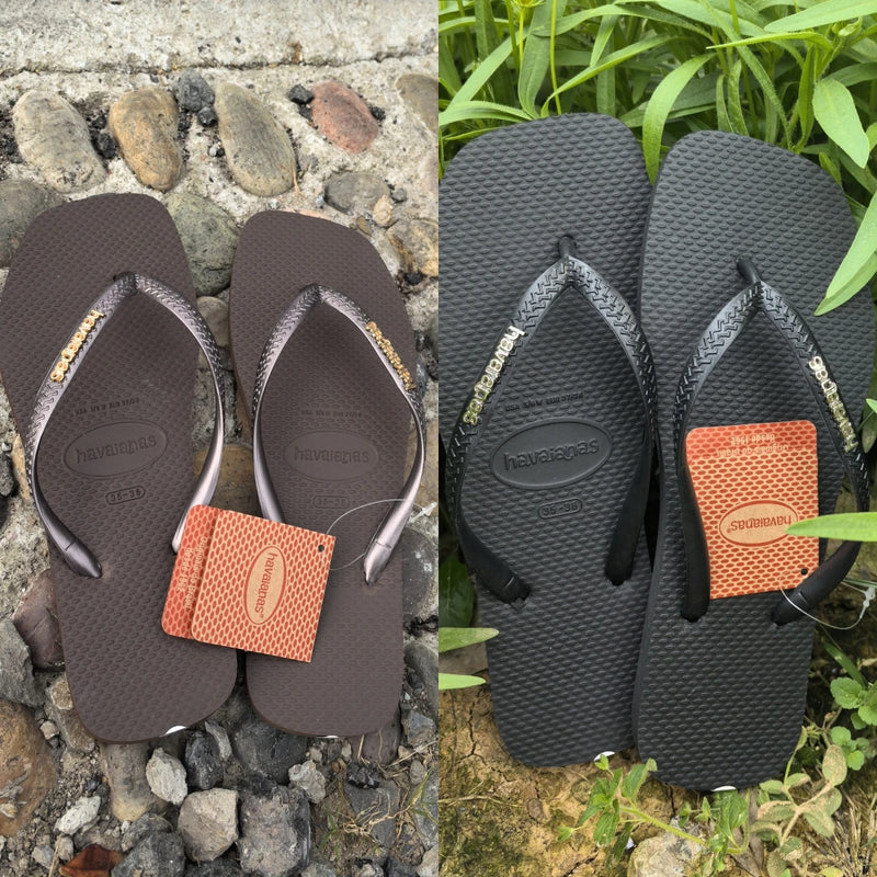 Slippers Havaianas Flip Flops for Summer Rubber Flip-flops Rubber Soft and Comfortable Travel Slippers Indoor and Outdoor Anti-slip Shoes