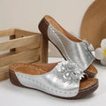 Large Size Women's Roman Style Hollow Out Lightweight Slip-On Shoes Sewing Line Cross-Border Platform Slippers