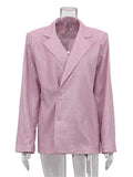 Tossy Sparkly Blazers For Women Oversized Loose Sliver Black Gliiter Casual Jackets Blazer Set Pink Coat Women Party Outfits