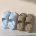 Unisex Bathroom Slippers Cloud Cushion Slides Summer Flat Sandals Thick Platform Shoes Man Indoor Non-Slip Couple Flip Flops
