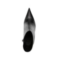Arden Furtado Autumn Black Pointed Toe Short Boots Pointy Stilettos Heels Side Zipper Boots Europe And America Women's Boots