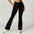 Women Yoga Pants Flared Pants Women Yoga Bell-bottoms Tight Lifting Dance High Waist Tights Sport Pants Gym Running Breathable Fitness Leggings