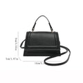 Vintage Versatile Shoulder Crossbody Bag Mini Size Solid Color Lady Handbag PU Leather Coin Purse for Women