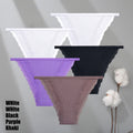FINETOO 5Pcs Lace Cotton Solid Briefs For Women Sexy Comfortable Panties Female Soft Underwear Breathable Intimates Lingerie
