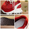 2026 8cm 3inch leather Women Causal Shoes Comfortable Non Slip Platform Sneakers Casual Shoes Chunky Office Everyday Wear