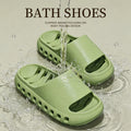 Bathroom Slippers Men Women Quick Drying Shower Shoes Thick Sole EVA Drain Hole Slides Anti-Slip Indoor Soft Platform Sandals