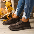 Women's Shoes in 2026 Spring and Autumn New Solid Color Joker Non-slip Comfortable Soft Bottom Leisure Sports Shoes Plus Size