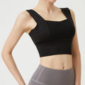 Yoga Crop Top for Women Sports Bra Sexy Underwear Push Up Bras Solid Athletic Vest Gym Fitness Shirt Sport Running Sportswear