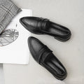 Women Shoes Spring Autumn 2022 New Black Pointed British Style Small Leather Shoes Loafers Shoes Single Shoes Vulcanize Shoes