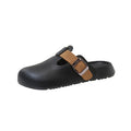 Fashion Suede Clogs Slippers Women Clogs Slippers Cork Footbed Women Mules Nonslip Beach Sandals With Arch Support Slide
