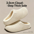 Winter Warm Fleece Slippers for Women Men Waterproof Outdoor Wear Thick Sole House Shoes Indoor Non-Slip Casual Clogs