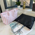 Ladies Waterproof Tote Bag Large Shoulder Handbag Lightweight Nylon Purse For Daily Work Office Shopping Beach Vacation