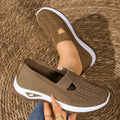 Women Breathable Mesh Flat Mules Lightweight Slip On Walking Shoes Comfort Versatile Daily Outdoor Travel Casual Mother Footwear