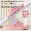 Quick Drying Drainage Bathroom Slippers Women Men EVA Soft Sole Hollow Shower Slides Non-Slip Silent Home Sandals Couple Shoes
