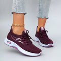 Spring and Autumn New Women's Casual Lace-Up Sneakers, Comfortable, Breathable, Lightweight and Wear-Resistant Sports and Casual Shoes