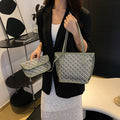 Tote Bag Shopping Bag Classic Large Capacity Two Suitcase Versatile Shoulder Handbag Different Size сумка женская
