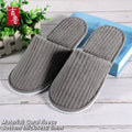 1Pair Travel Spa Hotel Non Slip Slippers Men Women Cotton Linen Flip Flop Full Half Inclusive Guest Slipper Shoes For Indoor Use
