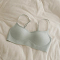 Seamless Low-necked Bra Shockproof Close-fitting Square-cut Collar Bralette Adjustable Lingerie