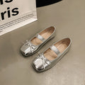 Vintage Spring Slip On Women Ballet Flats Comfort Square Toe Soft Sole Leather Shoes Ladies2026Dress Mary Jane Shoes