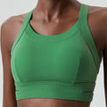 2024 Women Sports Bra Adjustable Gym Push Up Bra Back Closure High Impact Workout Sport Top For Yoga Brassiere Sportswear
