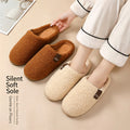 Winter Warm Plush Slippers For Women Men Soft Thick Sole Non-Slip Silent Indoor Home Cotton Shoes Casual Couple Footwear