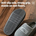 Winter Warm Slippers Women Men Thick Plush Platform EVA Shoes Silent Non-Slip Outdoor Indoor House Slides Cozy Bedroom Mules