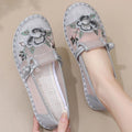 2026 New Hot Sale Of The Season Soft Bottom Flat Bottom Beijjing Cloth Shoes Embroidered Slip-On Ancient Style Women's Shoes
