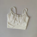 Women One Piece Mesh Fake Two Piece Sports Bra Shockproof Yoga Seamless Naked Feel Tank Top Running Training Fitness Vest