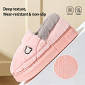 Winter Warm House Slippers for Men Women Cute Bear Plush Lining Indoor Shoes Thick Soft Sole Fuzzy Comfortable Home Footwear