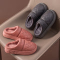 Anti Slip House Slippers for Elderly Men Women Winter Warm Plush Thick Sole Indoor Shoes Senior Safety Cotton Footwear Gifts