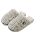 Winter Plush Couple Slippers for Men & Women Ultra Soft Memory Foam Cloud Comfort Non-Slip Thick Sole Indoor/Outdoor House Shoes