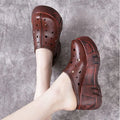Women's Slippers and Ladies Sandals Kawaii Slides Black Junior Shoes Round Toe Wedge Heel Cute on Sale Cheap Liquidation Shoe 39