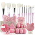 Makeup set kit 33pcs beauty set makeup kit large and small beauty sponges for flawless makeup application and removal of makeup full set