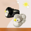 Women Slipper Cute Penguin Winter Women Plush Slipper Heel Cover Shoes Soft Fur Indoor Comfortable Fluffy Shoes Home Cartoon Gift