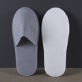 10 Pairs Disposable Slippers Women Men Travel Slipper Home Indoor Guest Shoes Non-Slip Closed Toe Slippers Bedroom Silent Slides
