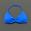 NCOYOE Women Halter Sports Bra V-Neck Padded Yoga Bra Removable Cups Butter Soft Seamless Workout Gym Fitness Activewear Top