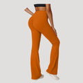 Women Yoga Pants New High Waist Flare Yoga Pants Women Bootcut Gym Workout Leggings Push Up Fitness Running Pilates Long Pants Sports Trousers